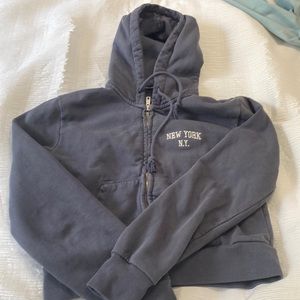 Brandy Cropped Zip Up